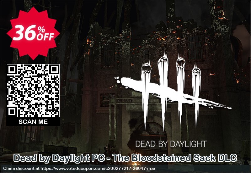 Dead by Daylight PC - The Bloodstained Sack DLC Coupon, discount Dead by Daylight PC - The Bloodstained Sack DLC Deal. Promotion: Dead by Daylight PC - The Bloodstained Sack DLC Exclusive offer 