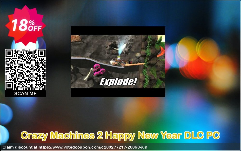 Crazy MAChines 2 Happy New Year DLC PC Coupon, discount Crazy Machines 2 Happy New Year DLC PC Deal. Promotion: Crazy Machines 2 Happy New Year DLC PC Exclusive offer 