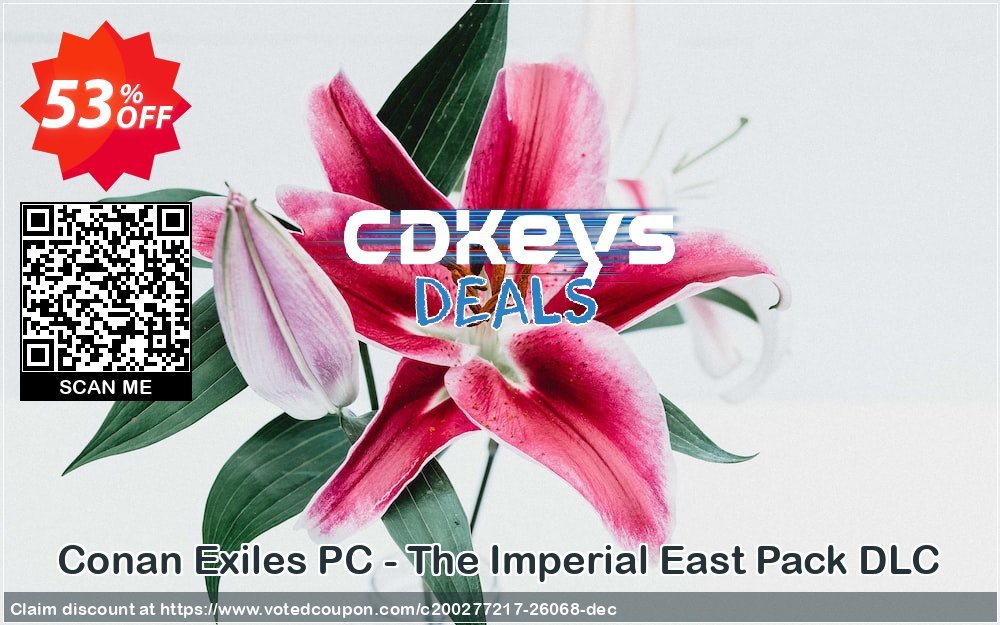 Conan Exiles PC - The Imperial East Pack DLC Coupon Code Apr 2024, 53% OFF - VotedCoupon