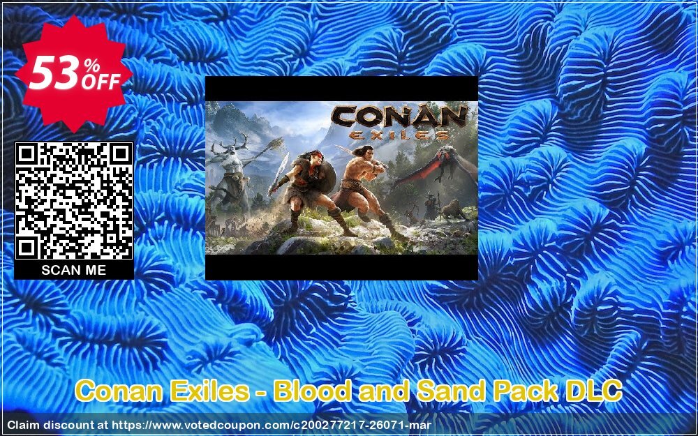 Conan Exiles - Blood and Sand Pack DLC Coupon, discount Conan Exiles - Blood and Sand Pack DLC Deal. Promotion: Conan Exiles - Blood and Sand Pack DLC Exclusive offer 