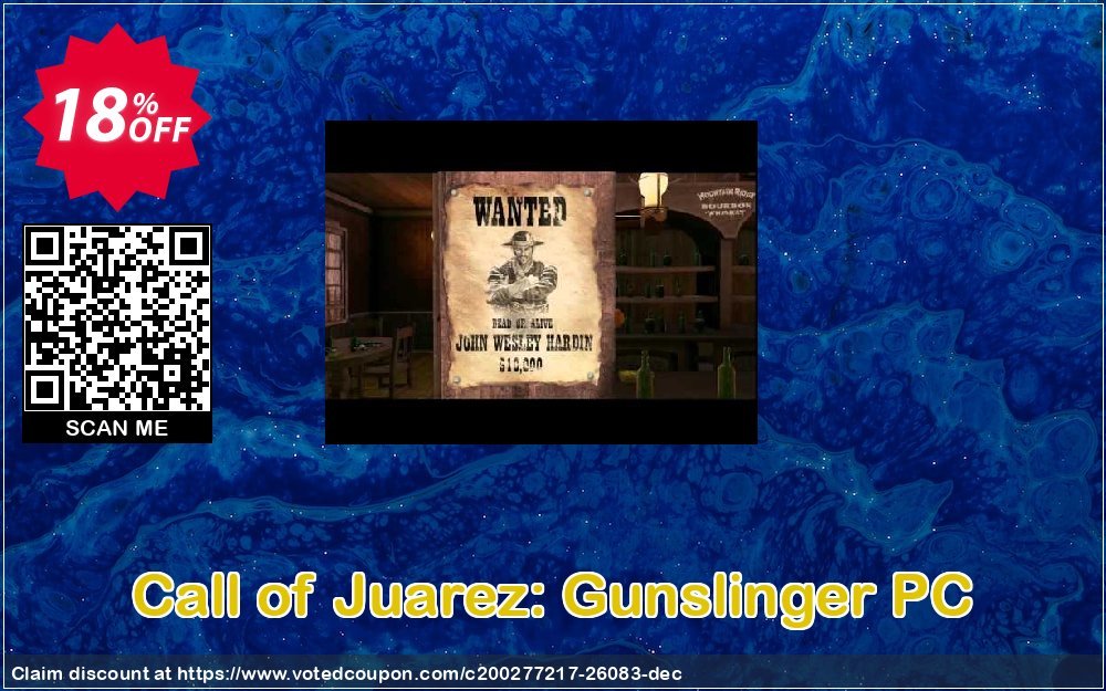 Call of Juarez: Gunslinger PC Coupon, discount Call of Juarez: Gunslinger PC Deal. Promotion: Call of Juarez: Gunslinger PC Exclusive offer 