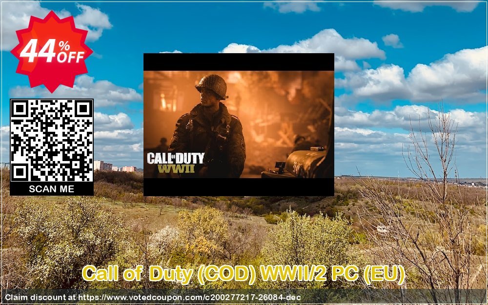 Call of Duty, COD WWII/2 PC, EU  Coupon, discount Call of Duty (COD) WWII/2 PC (EU) Deal. Promotion: Call of Duty (COD) WWII/2 PC (EU) Exclusive offer 
