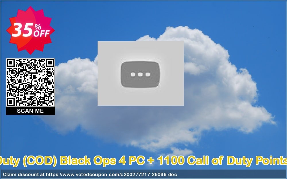 Call of Duty, COD Black Ops 4 PC + 1100 Call of Duty Points, APAC  Coupon, discount Call of Duty (COD) Black Ops 4 PC + 1100 Call of Duty Points (APAC) Deal. Promotion: Call of Duty (COD) Black Ops 4 PC + 1100 Call of Duty Points (APAC) Exclusive offer 