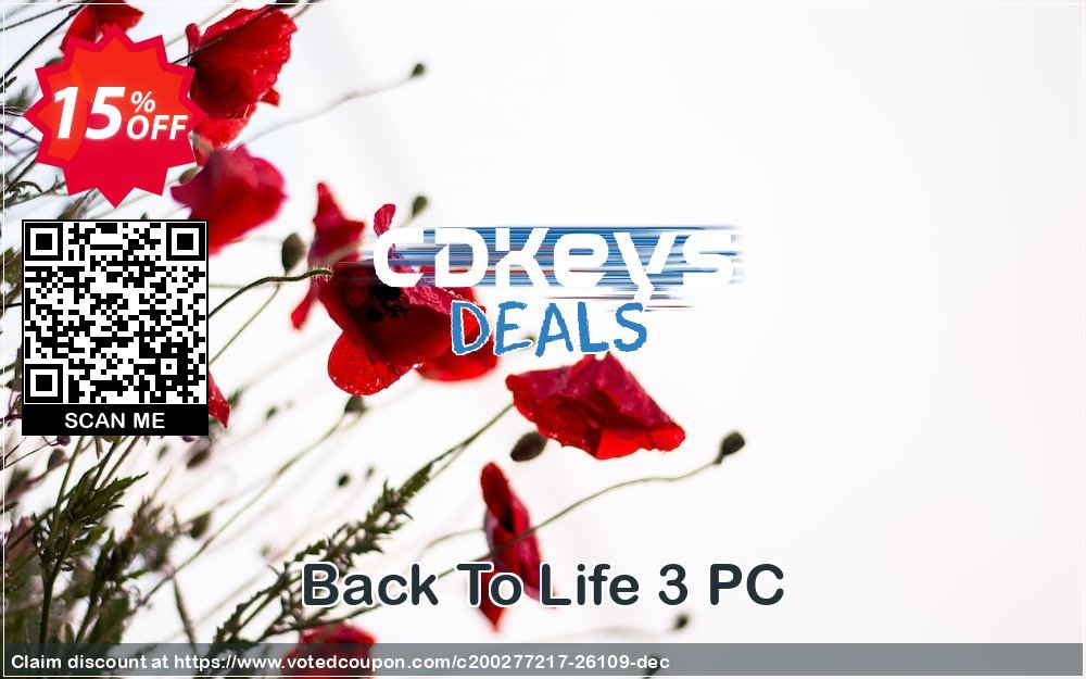 Back To Life 3 PC Coupon, discount Back To Life 3 PC Deal. Promotion: Back To Life 3 PC Exclusive offer 