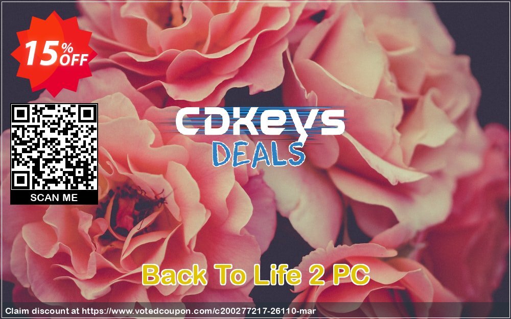 Back To Life 2 PC Coupon, discount Back To Life 2 PC Deal. Promotion: Back To Life 2 PC Exclusive offer 