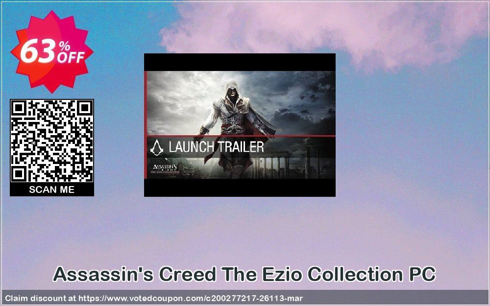 Assassin's Creed The Ezio Collection PC Coupon Code Apr 2024, 63% OFF - VotedCoupon