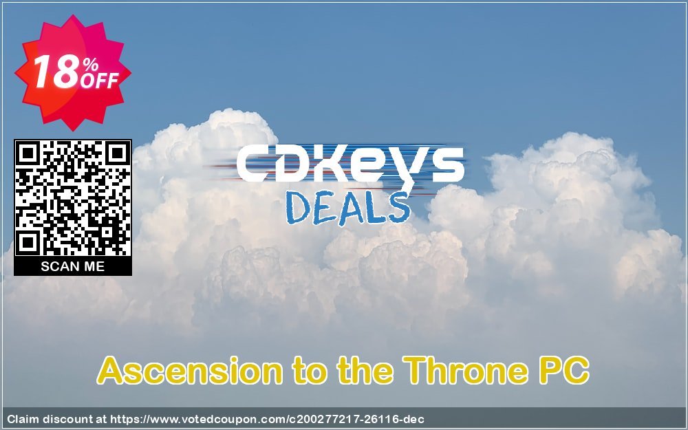 Ascension to the Throne PC Coupon, discount Ascension to the Throne PC Deal. Promotion: Ascension to the Throne PC Exclusive offer 