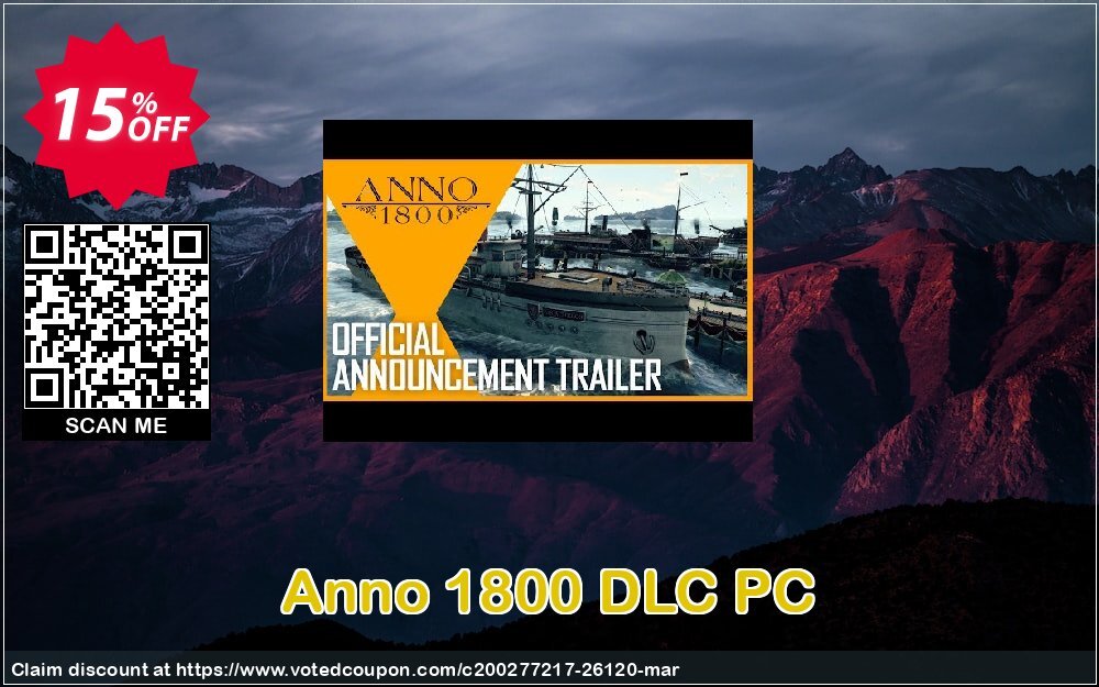 Anno 1800 DLC PC Coupon, discount Anno 1800 DLC PC Deal. Promotion: Anno 1800 DLC PC Exclusive offer 