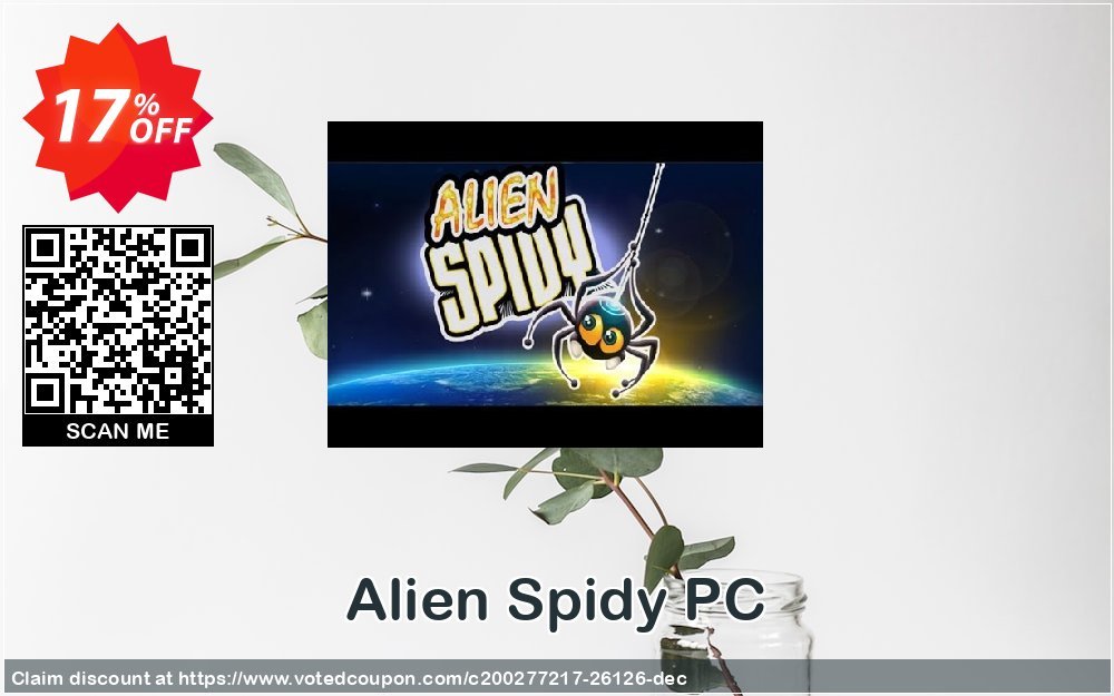 Alien Spidy PC Coupon, discount Alien Spidy PC Deal. Promotion: Alien Spidy PC Exclusive offer 
