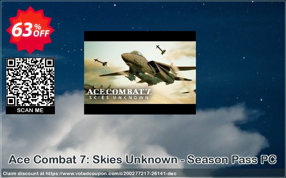 Ace Combat 7: Skies Unknown - Season Pass PC Coupon Code Apr 2024, 63% OFF - VotedCoupon