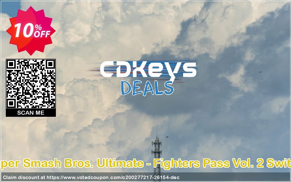 Super Smash Bros. Ultimate - Fighters Pass Vol. 2 Switch Coupon Code May 2024, 10% OFF - VotedCoupon