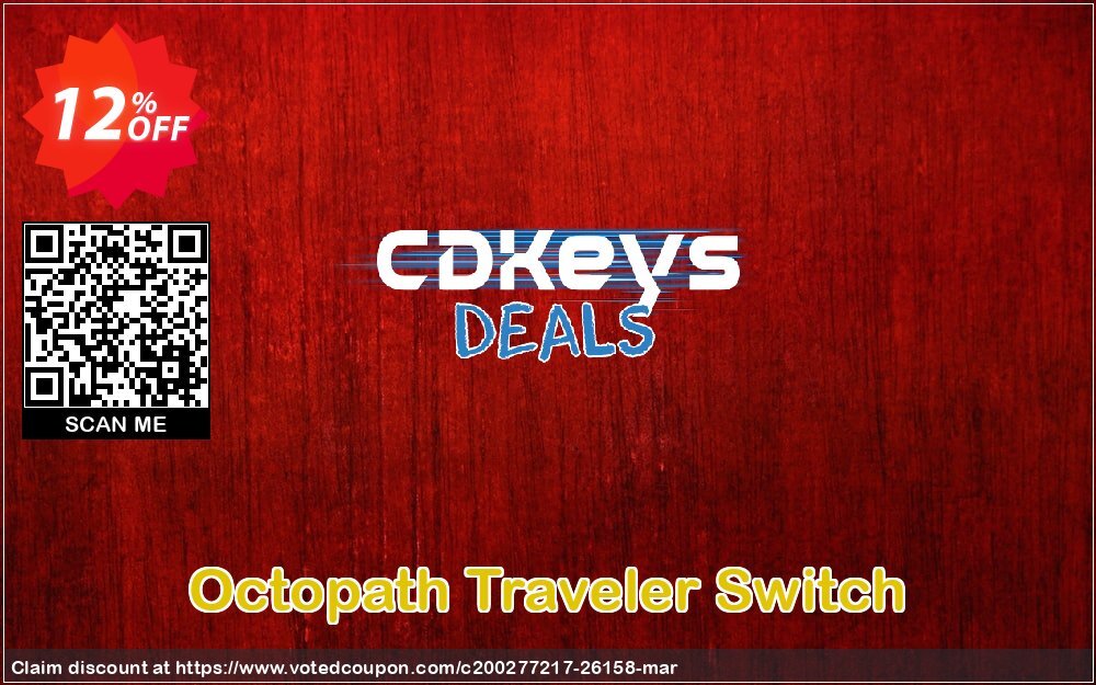 Octopath Traveler Switch Coupon Code Mar 2024, 12% OFF - VotedCoupon