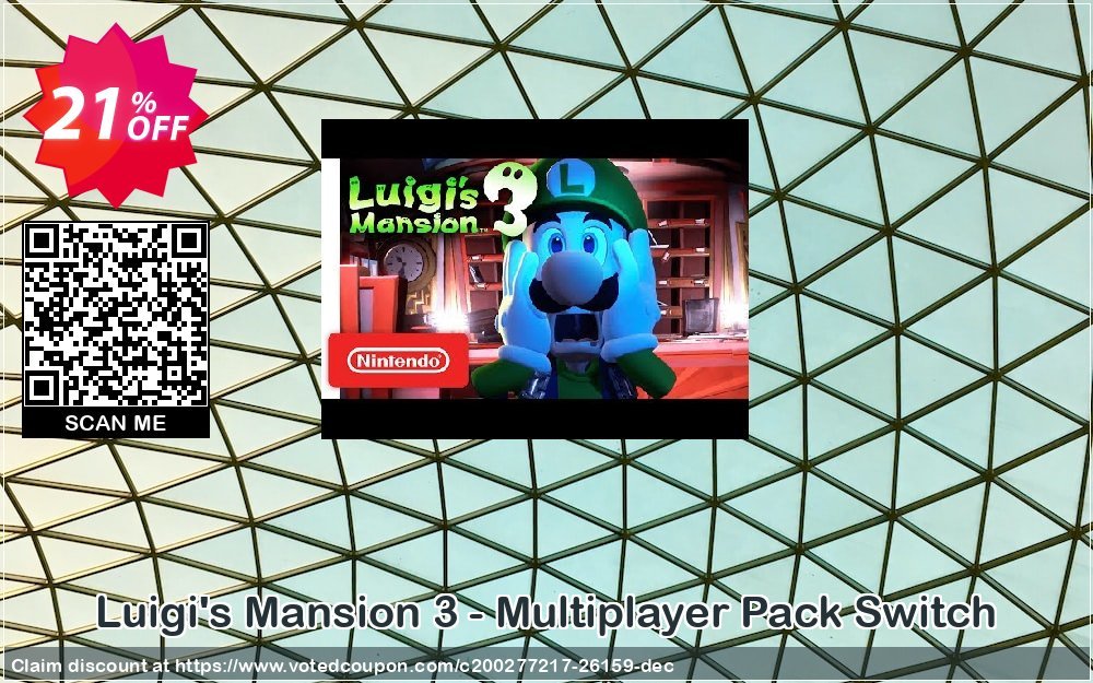 Luigi's Mansion 3 - Multiplayer Pack Switch Coupon Code Apr 2024, 21% OFF - VotedCoupon