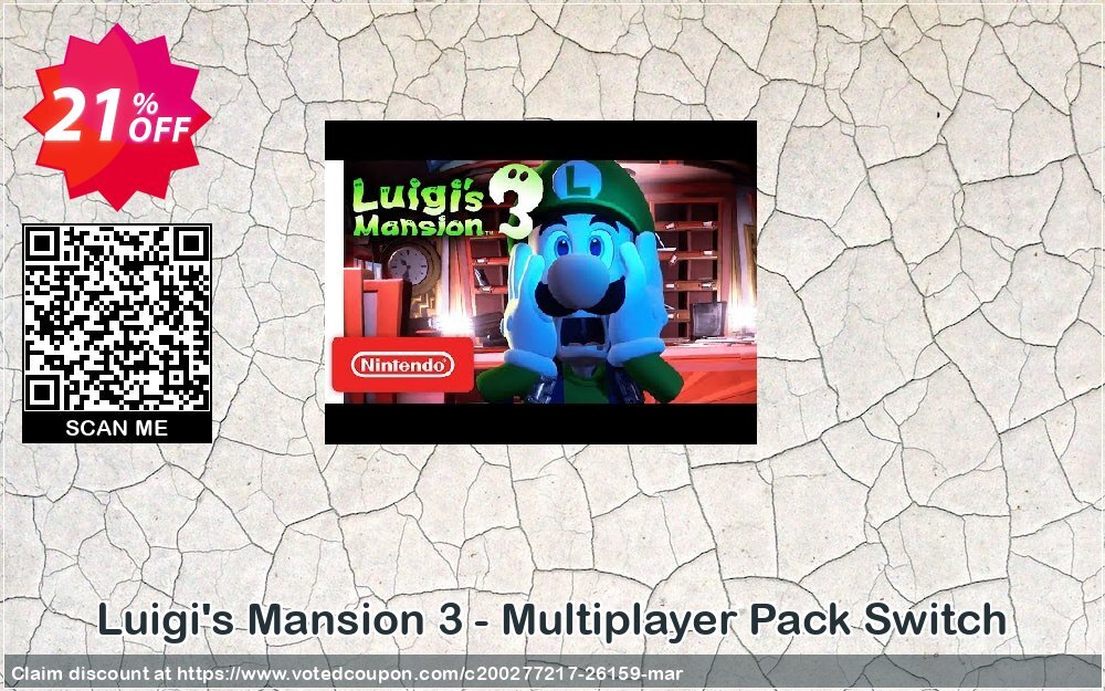 Luigi's Mansion 3 - Multiplayer Pack Switch Coupon, discount Luigi's Mansion 3 - Multiplayer Pack Switch Deal. Promotion: Luigi's Mansion 3 - Multiplayer Pack Switch Exclusive offer 