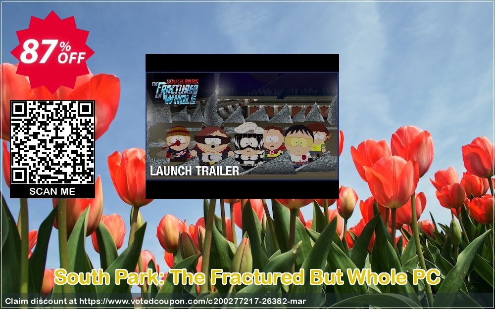 South Park: The Fractured But Whole PC Coupon, discount South Park: The Fractured But Whole PC Deal. Promotion: South Park: The Fractured But Whole PC Exclusive Easter Sale offer 