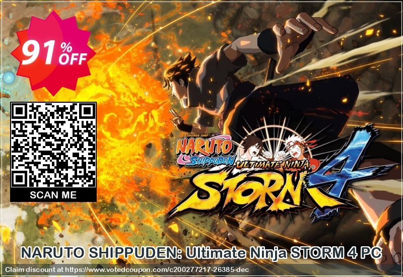 NARUTO SHIPPUDEN: Ultimate Ninja STORM 4 PC Coupon Code Apr 2024, 91% OFF - VotedCoupon