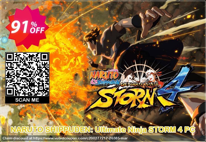 NARUTO SHIPPUDEN: Ultimate Ninja STORM 4 PC Coupon Code Apr 2024, 91% OFF - VotedCoupon