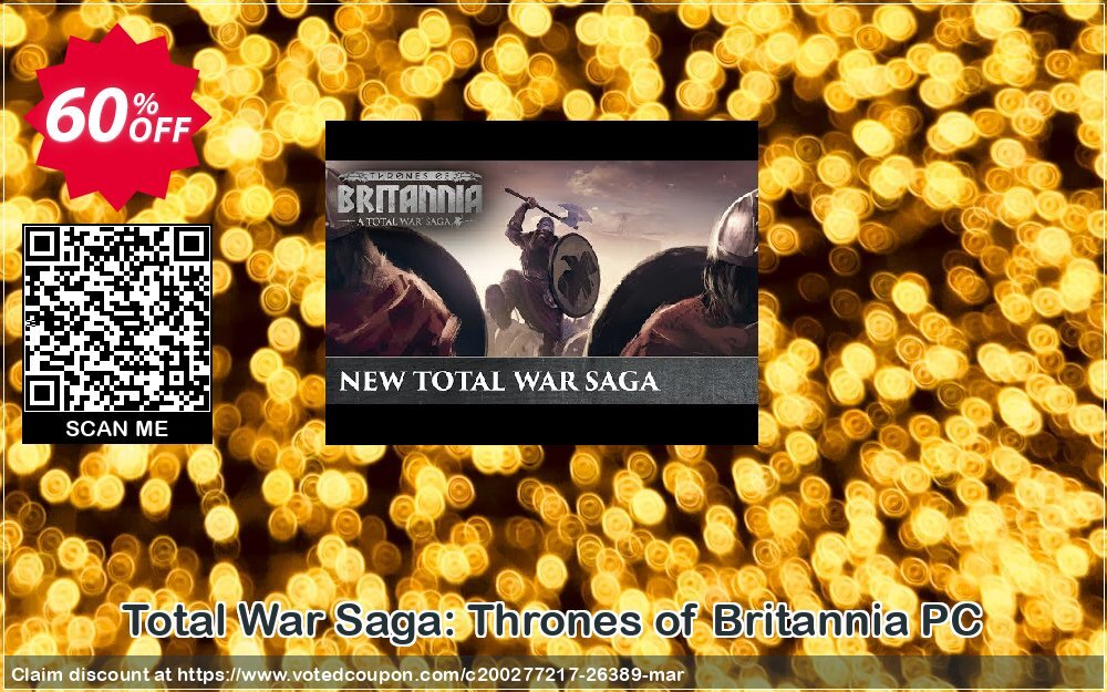 Total War Saga: Thrones of Britannia PC Coupon, discount Total War Saga: Thrones of Britannia PC Deal. Promotion: Total War Saga: Thrones of Britannia PC Exclusive Easter Sale offer 