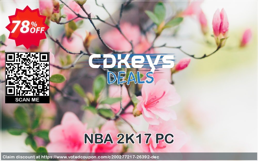 NBA 2K17 PC Coupon, discount NBA 2K17 PC Deal. Promotion: NBA 2K17 PC Exclusive Easter Sale offer 