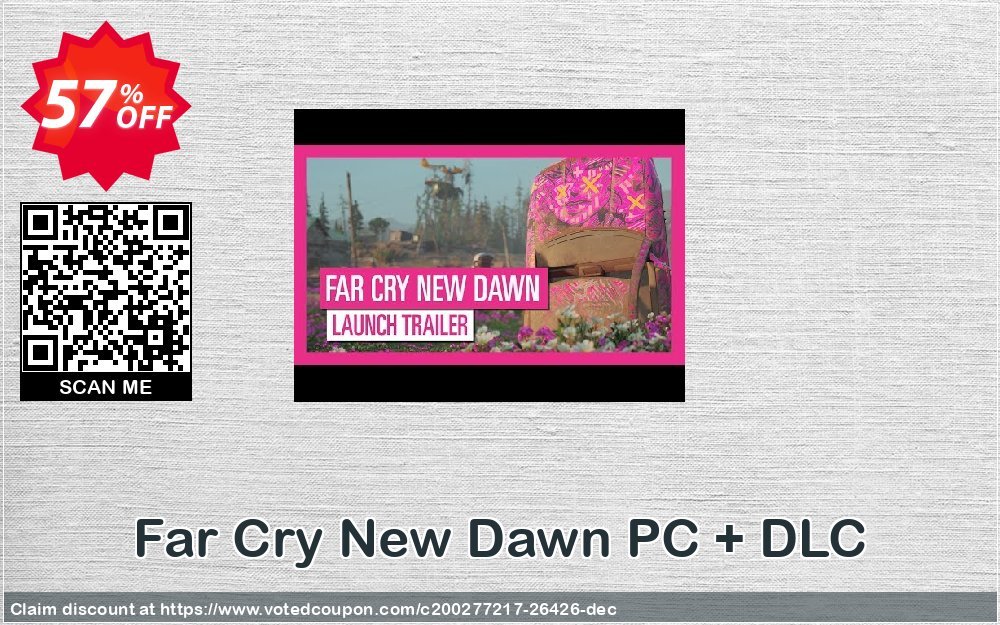 Far Cry New Dawn PC + DLC Coupon, discount Far Cry New Dawn PC + DLC Deal. Promotion: Far Cry New Dawn PC + DLC Exclusive Easter Sale offer 