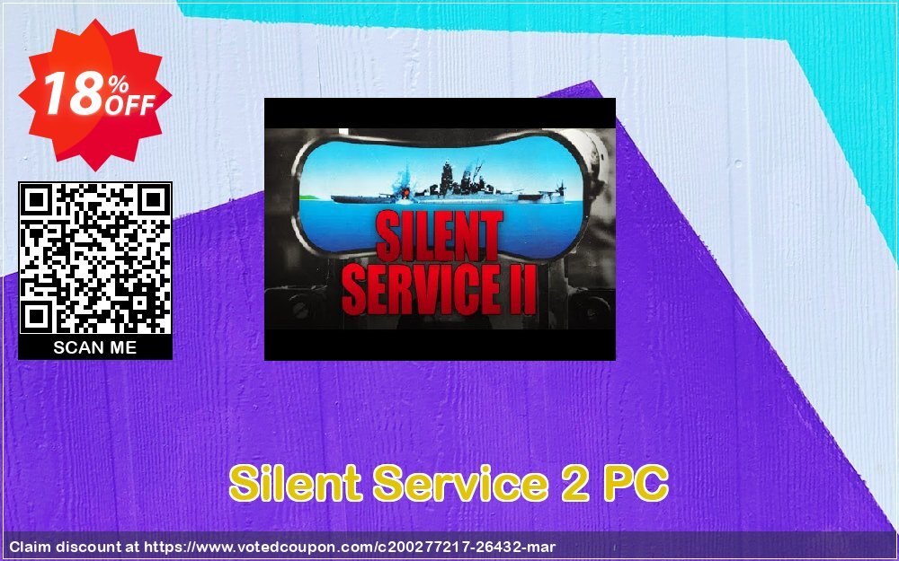 Silent Service 2 PC Coupon, discount Silent Service 2 PC Deal. Promotion: Silent Service 2 PC Exclusive Easter Sale offer 