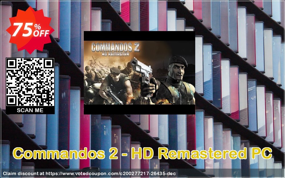 Commandos 2 - HD Remastered PC Coupon Code Apr 2024, 75% OFF - VotedCoupon