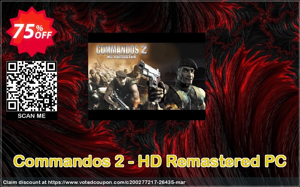 Commandos 2 - HD Remastered PC Coupon Code Apr 2024, 75% OFF - VotedCoupon