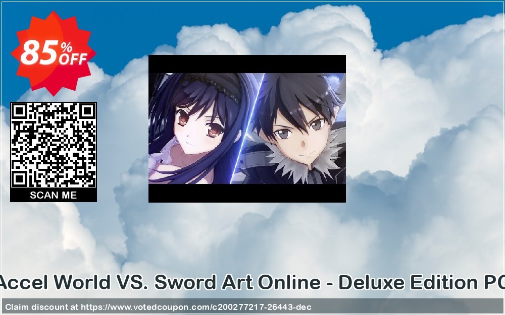 Accel World VS. Sword Art Online - Deluxe Edition PC Coupon, discount Accel World VS. Sword Art Online - Deluxe Edition PC Deal. Promotion: Accel World VS. Sword Art Online - Deluxe Edition PC Exclusive Easter Sale offer 