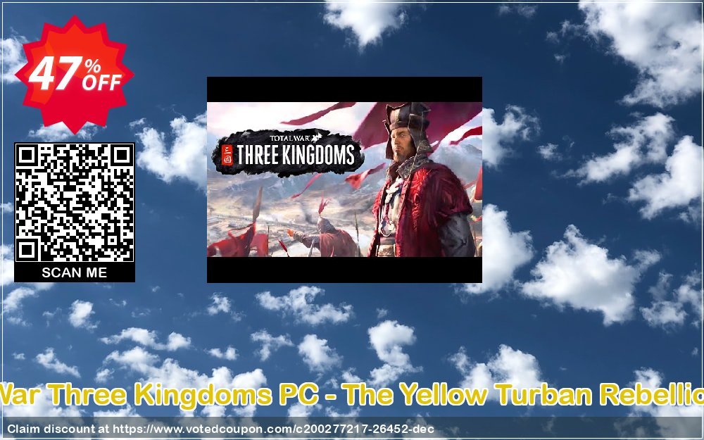 Total War Three Kingdoms PC - The Yellow Turban Rebellion DLC Coupon Code Apr 2024, 47% OFF - VotedCoupon