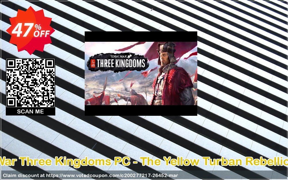 Total War Three Kingdoms PC - The Yellow Turban Rebellion DLC Coupon, discount Total War Three Kingdoms PC - The Yellow Turban Rebellion DLC Deal. Promotion: Total War Three Kingdoms PC - The Yellow Turban Rebellion DLC Exclusive Easter Sale offer 