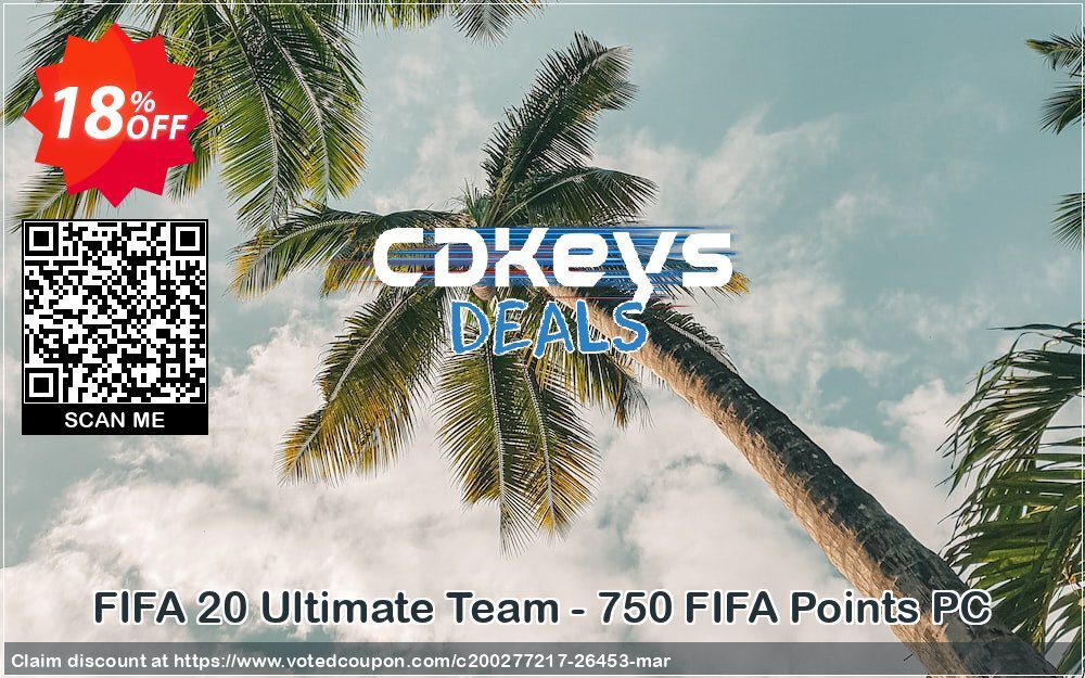 FIFA 20 Ultimate Team - 750 FIFA Points PC Coupon Code Apr 2024, 18% OFF - VotedCoupon