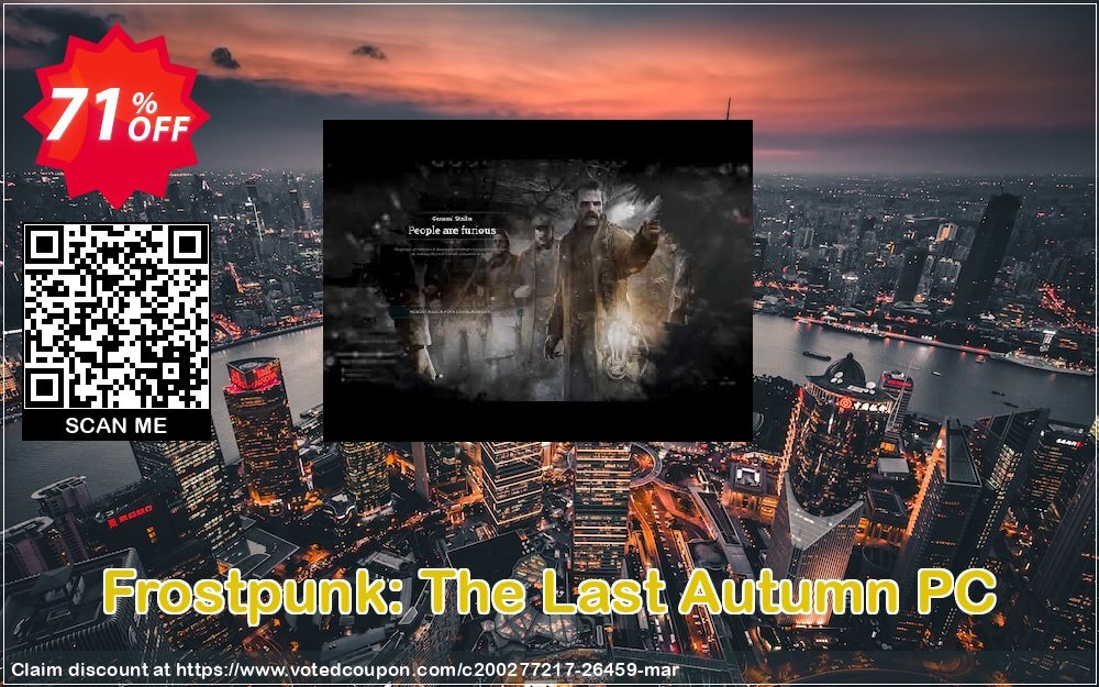 Frostpunk: The Last Autumn PC Coupon, discount Frostpunk: The Last Autumn PC Deal. Promotion: Frostpunk: The Last Autumn PC Exclusive Easter Sale offer 