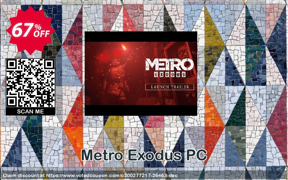 Metro Exodus PC Coupon, discount Metro Exodus PC Deal. Promotion: Metro Exodus PC Exclusive Easter Sale offer 