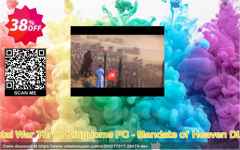 Total War Three Kingdoms PC - Mandate of Heaven DLC Coupon Code Apr 2024, 38% OFF - VotedCoupon