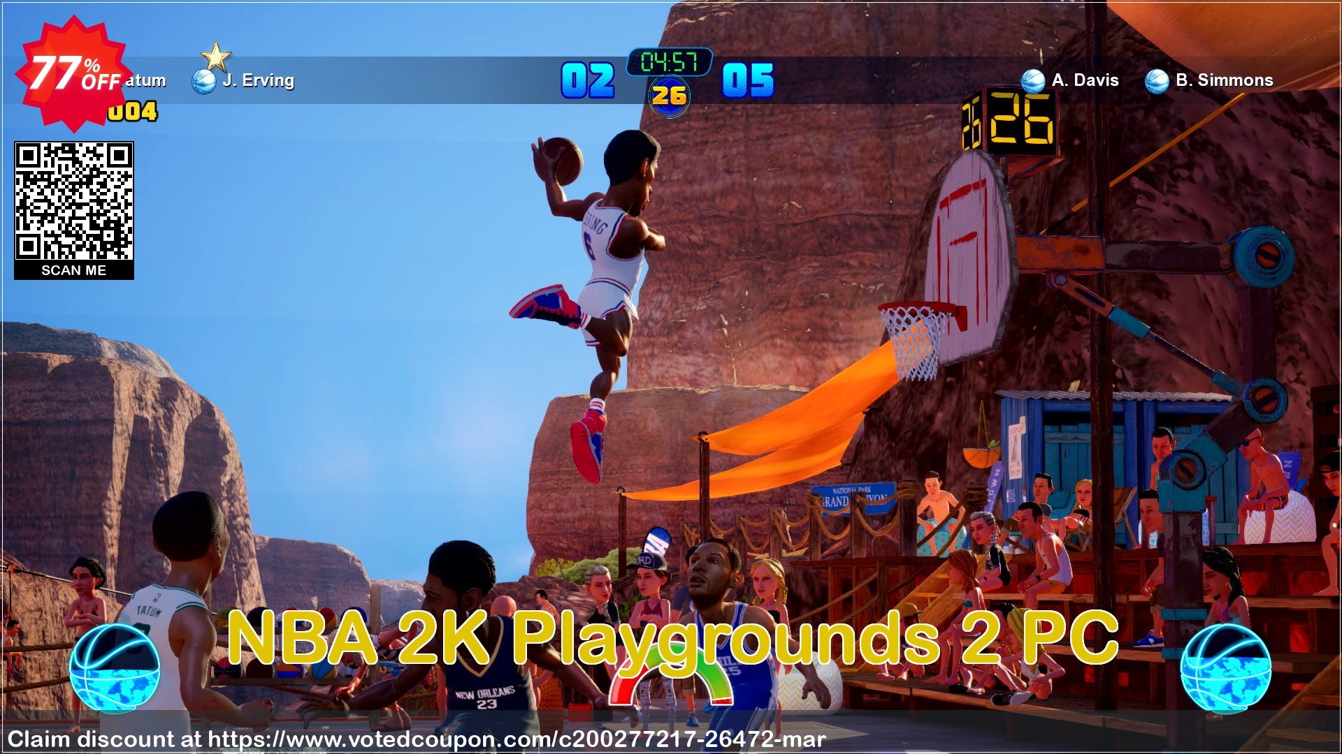 NBA 2K Playgrounds 2 PC Coupon Code Apr 2024, 77% OFF - VotedCoupon