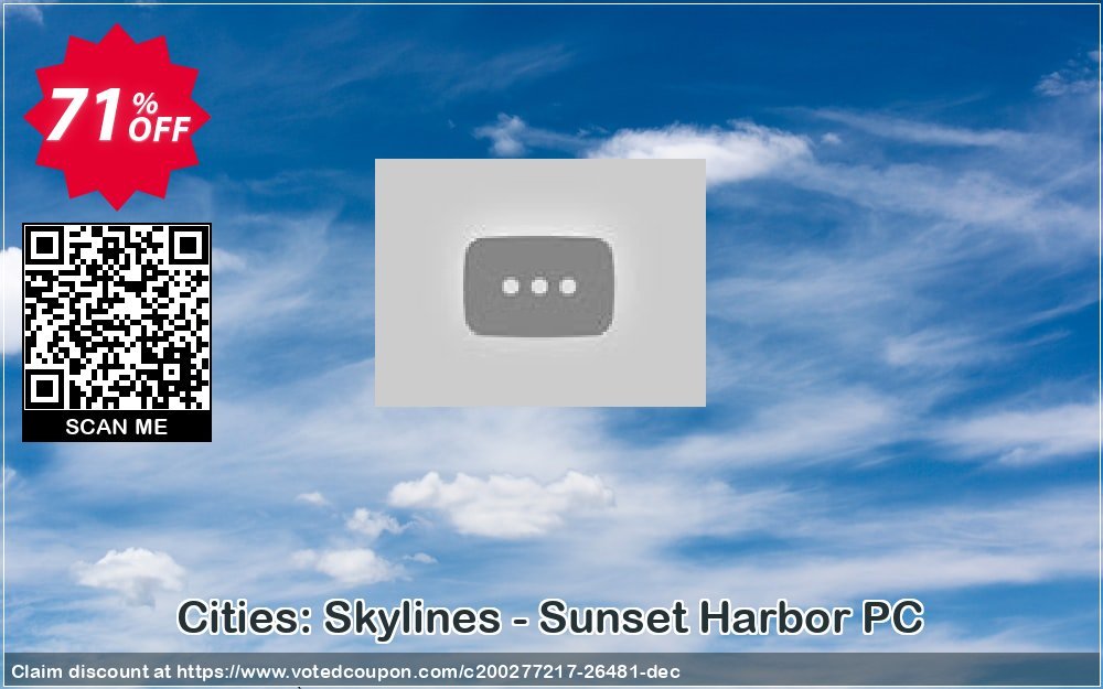 Cities: Skylines - Sunset Harbor PC Coupon, discount Cities: Skylines - Sunset Harbor PC Deal. Promotion: Cities: Skylines - Sunset Harbor PC Exclusive Easter Sale offer 