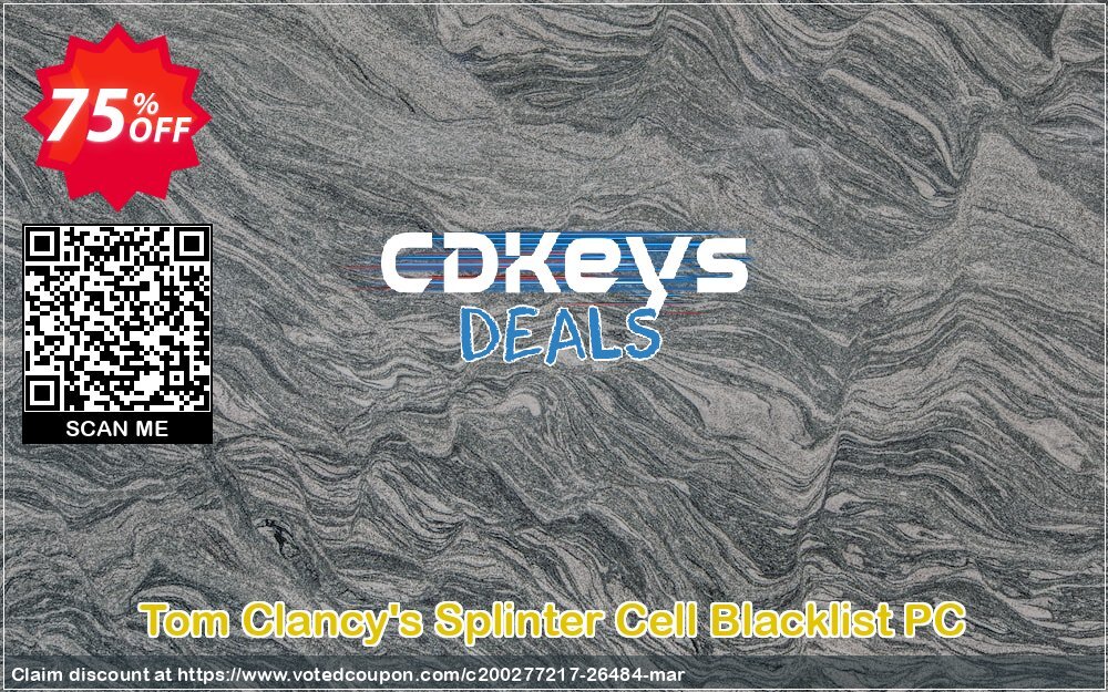 Tom Clancy's Splinter Cell Blacklist PC Coupon, discount Tom Clancy's Splinter Cell Blacklist PC Deal. Promotion: Tom Clancy's Splinter Cell Blacklist PC Exclusive Easter Sale offer 