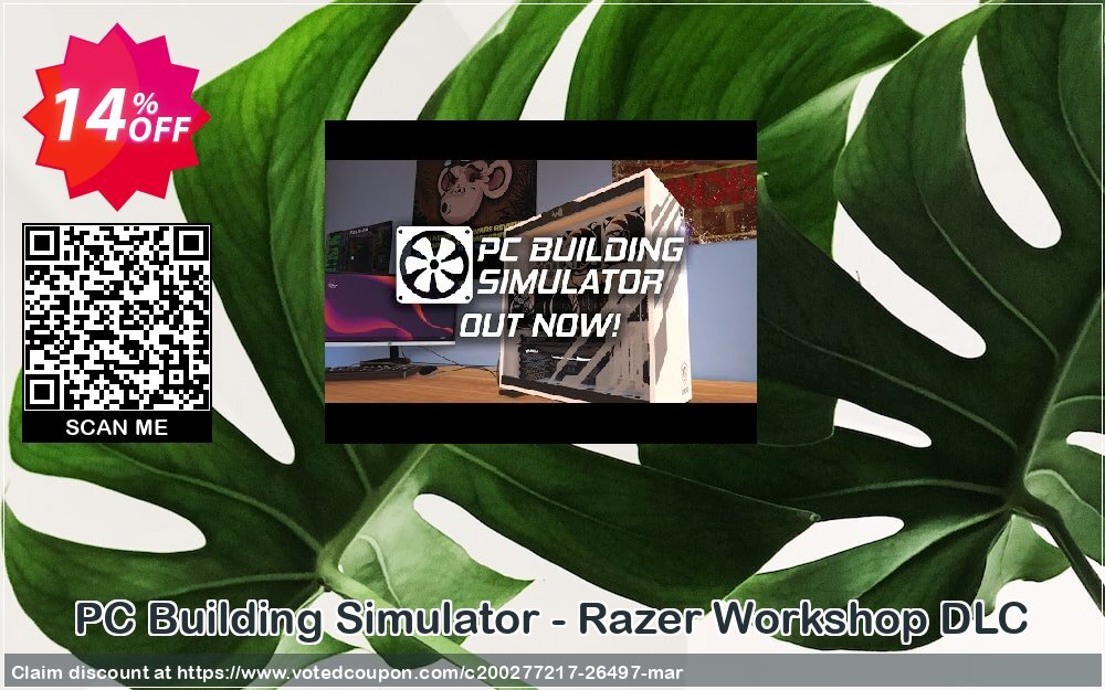 PC Building Simulator - Razer Workshop DLC Coupon, discount PC Building Simulator - Razer Workshop DLC Deal. Promotion: PC Building Simulator - Razer Workshop DLC Exclusive Easter Sale offer 