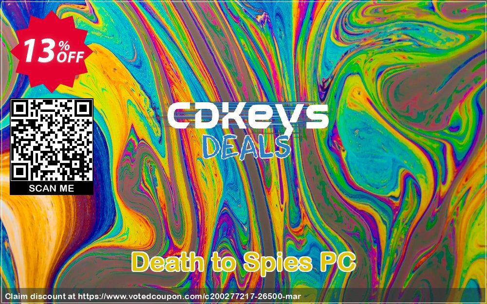 Death to Spies PC Coupon, discount Death to Spies PC Deal. Promotion: Death to Spies PC Exclusive Easter Sale offer 