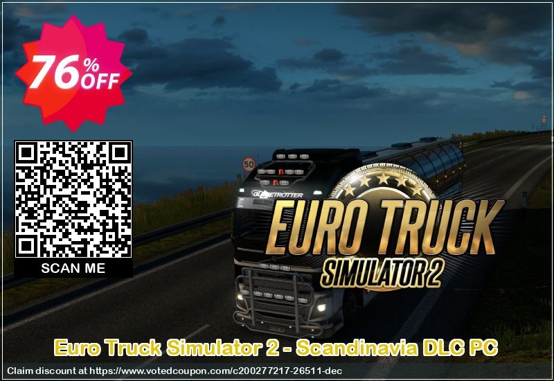 Euro Truck Simulator 2 - Scandinavia DLC PC Coupon Code Apr 2024, 76% OFF - VotedCoupon