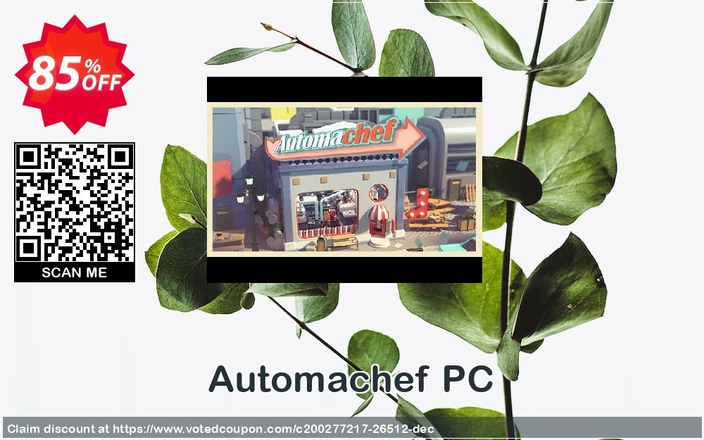 AutoMAChef PC Coupon Code May 2024, 85% OFF - VotedCoupon