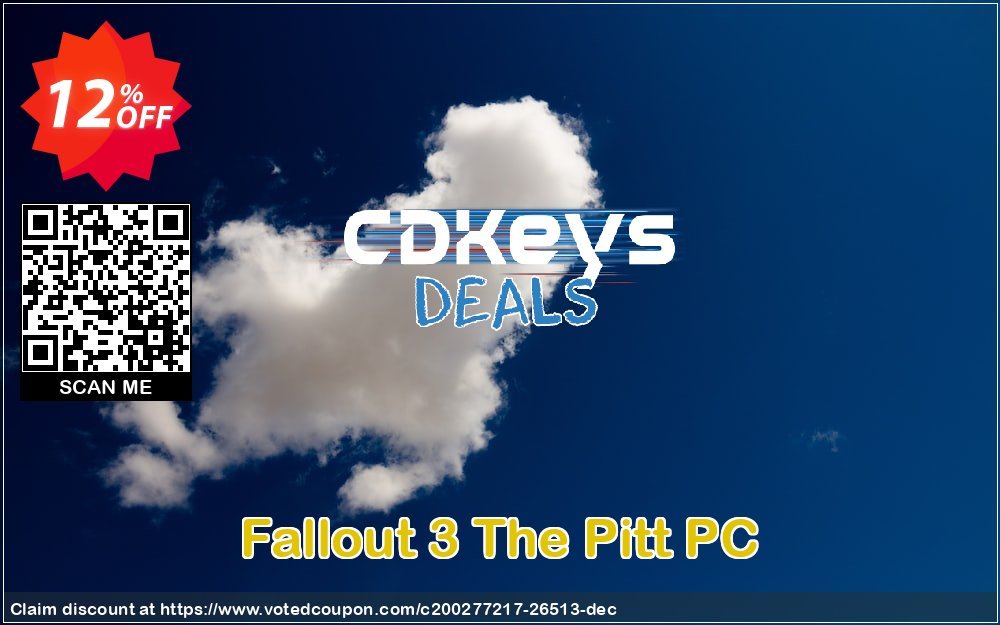 Fallout 3 The Pitt PC Coupon, discount Fallout 3 The Pitt PC Deal. Promotion: Fallout 3 The Pitt PC Exclusive Easter Sale offer 