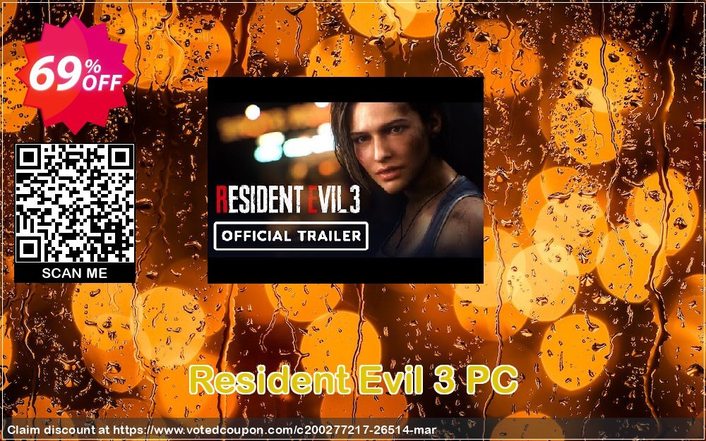 Resident Evil 3 PC Coupon Code Apr 2024, 69% OFF - VotedCoupon