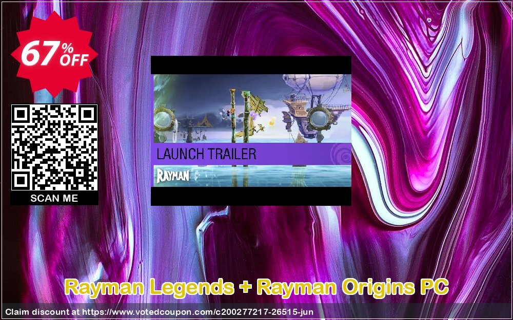 Rayman Legends + Rayman Origins PC Coupon, discount Rayman Legends + Rayman Origins PC Deal. Promotion: Rayman Legends + Rayman Origins PC Exclusive Easter Sale offer 