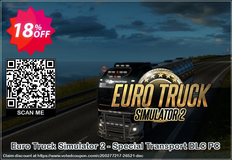 Euro Truck Simulator 2 - Special Transport DLC PC Coupon Code Apr 2024, 18% OFF - VotedCoupon