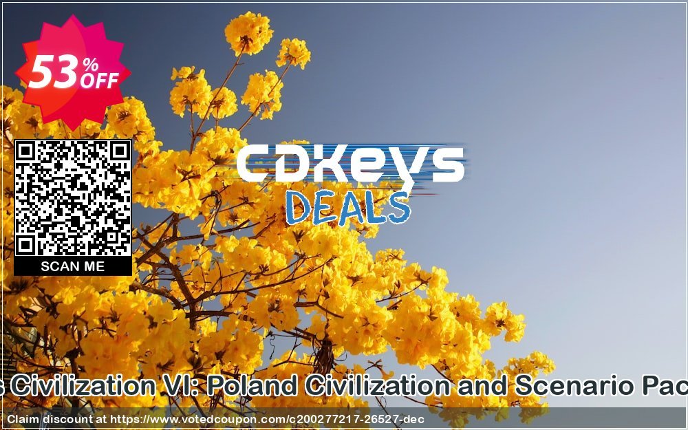 Sid Meier's Civilization VI: Poland Civilization and Scenario Pack PC, WW  Coupon Code Apr 2024, 53% OFF - VotedCoupon