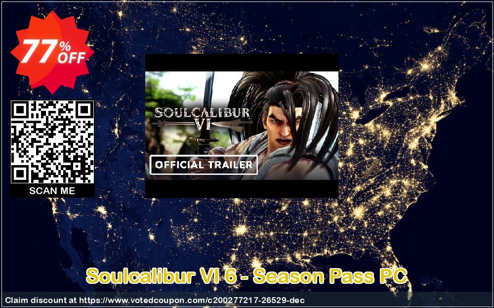 Soulcalibur VI 6 - Season Pass PC Coupon, discount Soulcalibur VI 6 - Season Pass PC Deal. Promotion: Soulcalibur VI 6 - Season Pass PC Exclusive Easter Sale offer 