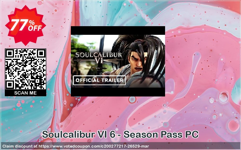 Soulcalibur VI 6 - Season Pass PC Coupon Code Apr 2024, 77% OFF - VotedCoupon