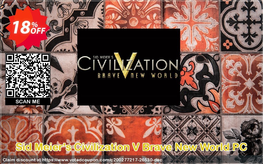 Sid Meier's Civilization V Brave New World PC Coupon Code Apr 2024, 18% OFF - VotedCoupon