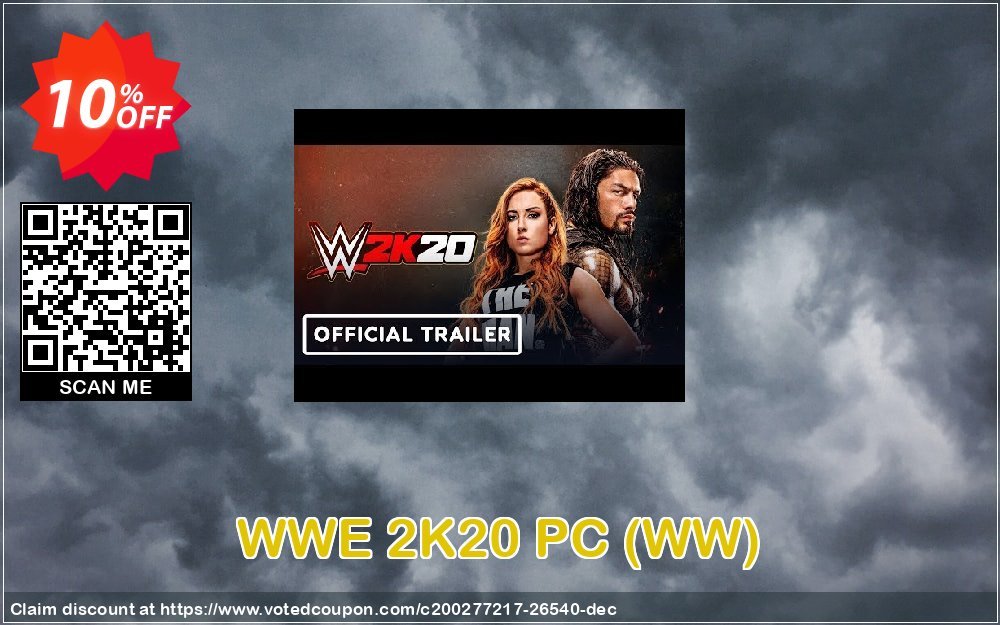 WWE 2K20 PC, WW  Coupon, discount WWE 2K20 PC (WW) Deal. Promotion: WWE 2K20 PC (WW) Exclusive Easter Sale offer 